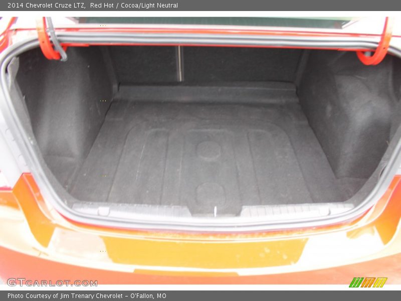 Red Hot / Cocoa/Light Neutral 2014 Chevrolet Cruze LTZ