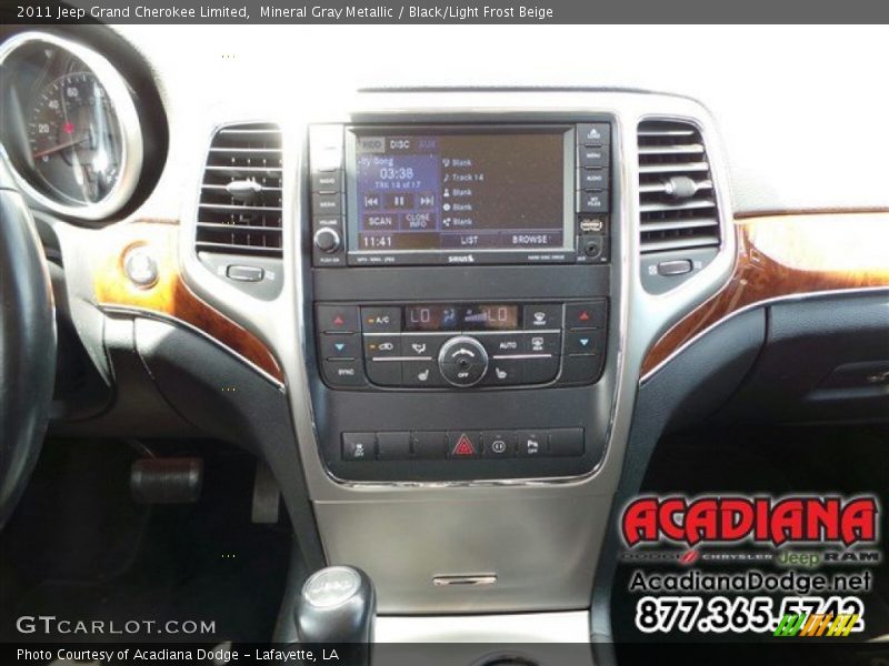 Mineral Gray Metallic / Black/Light Frost Beige 2011 Jeep Grand Cherokee Limited