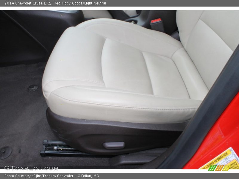 Red Hot / Cocoa/Light Neutral 2014 Chevrolet Cruze LTZ