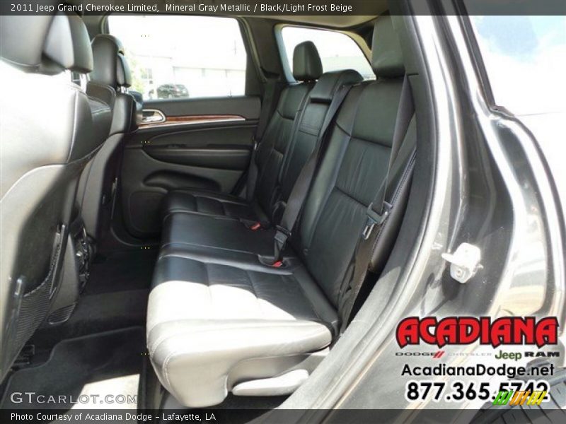 Mineral Gray Metallic / Black/Light Frost Beige 2011 Jeep Grand Cherokee Limited