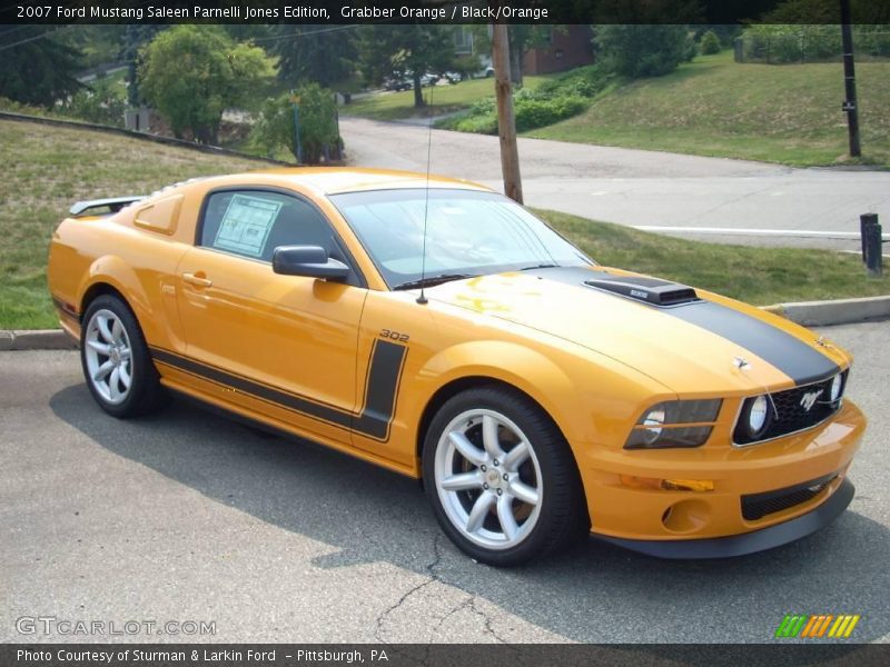 Grabber Orange / Black/Orange 2007 Ford Mustang Saleen Parnelli Jones Edition