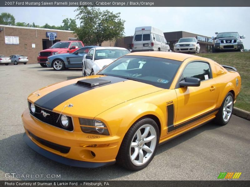 Grabber Orange / Black/Orange 2007 Ford Mustang Saleen Parnelli Jones Edition