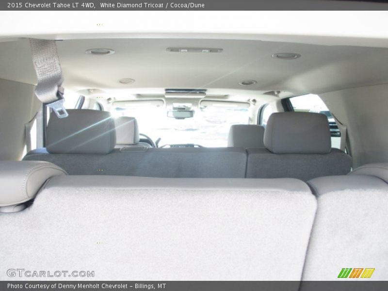 White Diamond Tricoat / Cocoa/Dune 2015 Chevrolet Tahoe LT 4WD