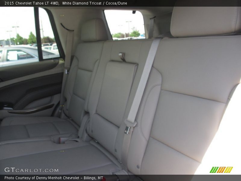White Diamond Tricoat / Cocoa/Dune 2015 Chevrolet Tahoe LT 4WD