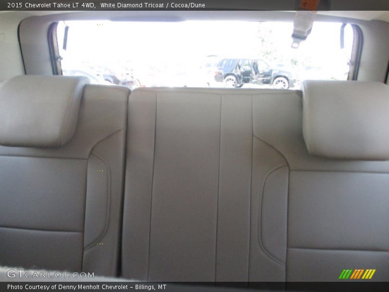 White Diamond Tricoat / Cocoa/Dune 2015 Chevrolet Tahoe LT 4WD