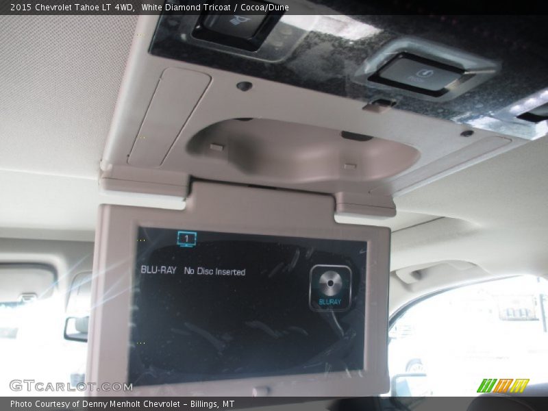 White Diamond Tricoat / Cocoa/Dune 2015 Chevrolet Tahoe LT 4WD