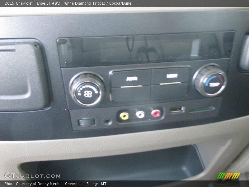 White Diamond Tricoat / Cocoa/Dune 2015 Chevrolet Tahoe LT 4WD