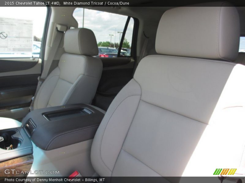 White Diamond Tricoat / Cocoa/Dune 2015 Chevrolet Tahoe LT 4WD