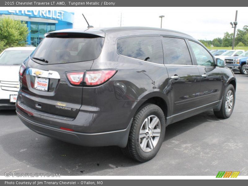 Tungsten Metallic / Ebony 2015 Chevrolet Traverse LT AWD