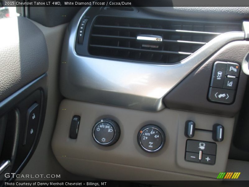 White Diamond Tricoat / Cocoa/Dune 2015 Chevrolet Tahoe LT 4WD
