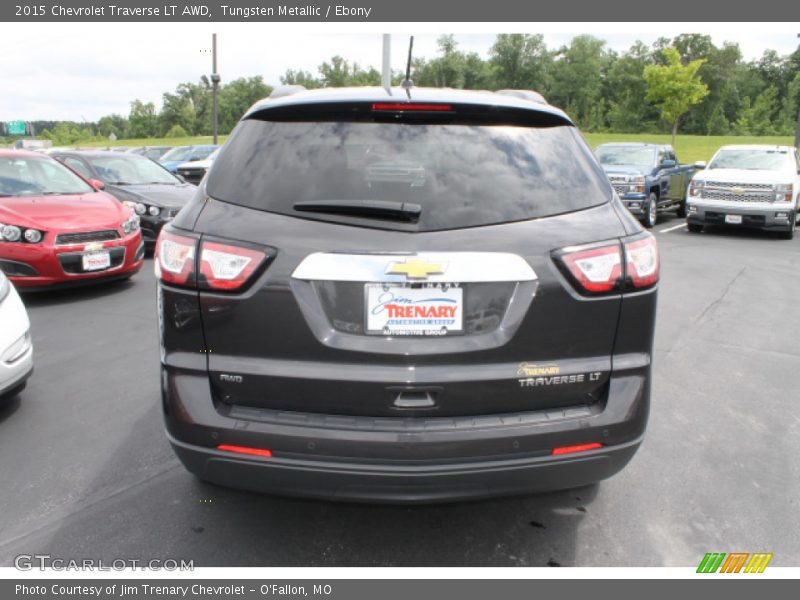 Tungsten Metallic / Ebony 2015 Chevrolet Traverse LT AWD