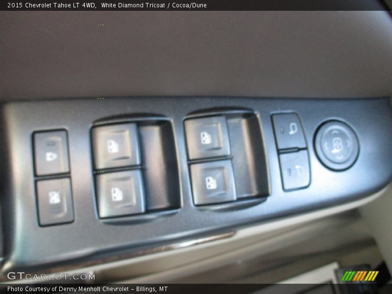 White Diamond Tricoat / Cocoa/Dune 2015 Chevrolet Tahoe LT 4WD