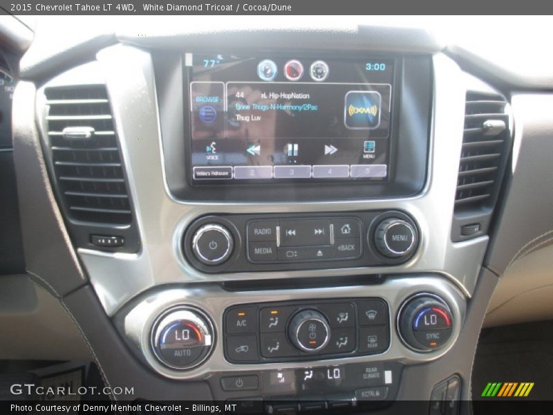 White Diamond Tricoat / Cocoa/Dune 2015 Chevrolet Tahoe LT 4WD