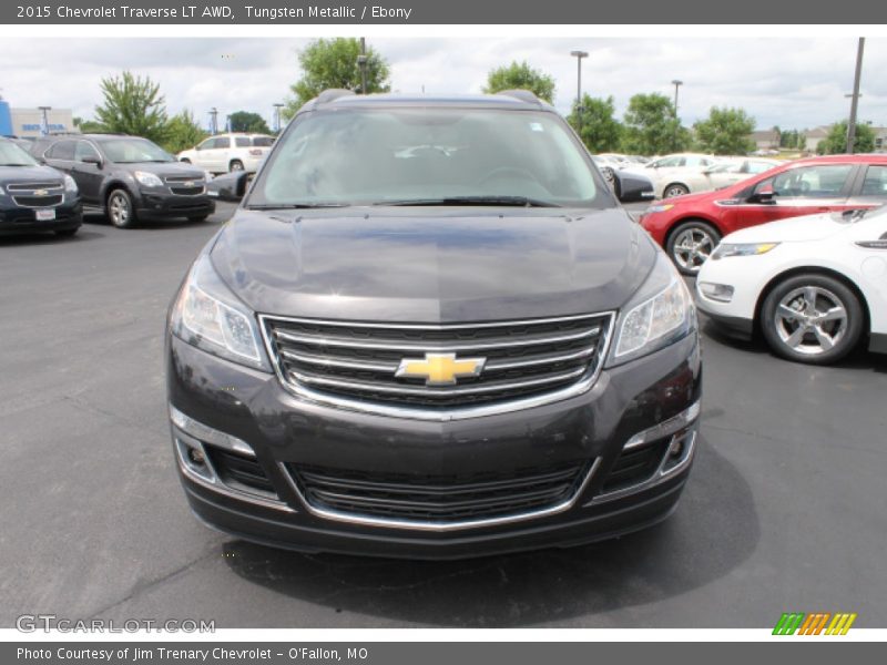 Tungsten Metallic / Ebony 2015 Chevrolet Traverse LT AWD