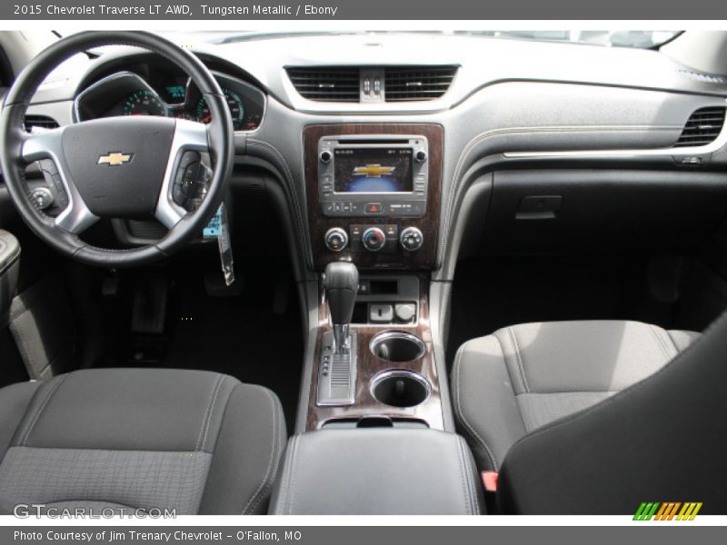 Tungsten Metallic / Ebony 2015 Chevrolet Traverse LT AWD