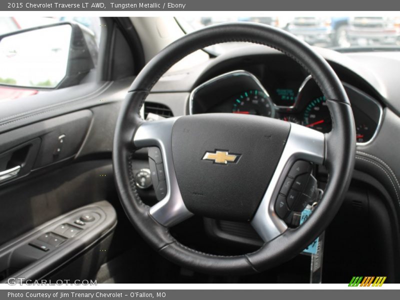 Tungsten Metallic / Ebony 2015 Chevrolet Traverse LT AWD