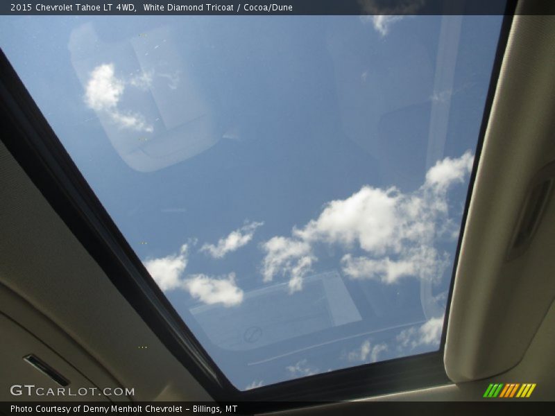 White Diamond Tricoat / Cocoa/Dune 2015 Chevrolet Tahoe LT 4WD