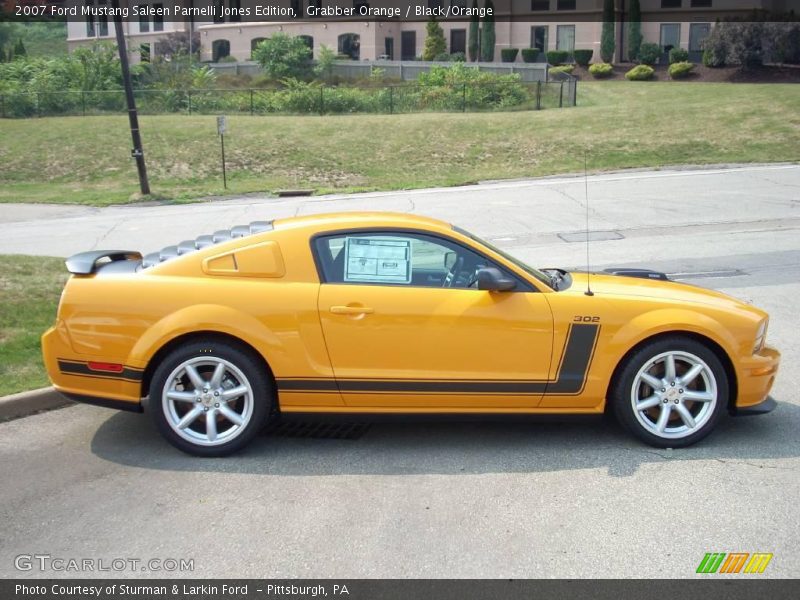 Grabber Orange / Black/Orange 2007 Ford Mustang Saleen Parnelli Jones Edition