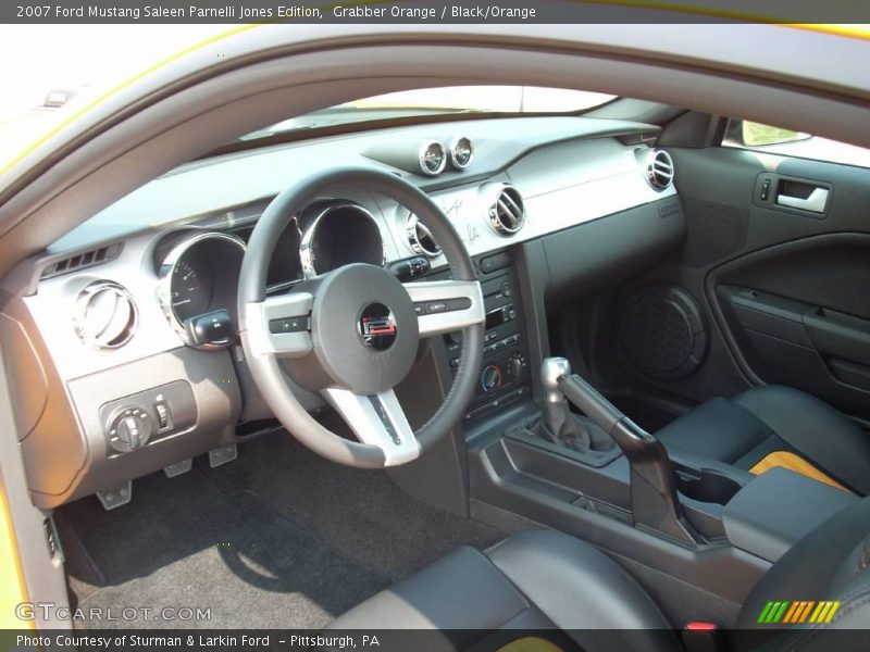 Grabber Orange / Black/Orange 2007 Ford Mustang Saleen Parnelli Jones Edition