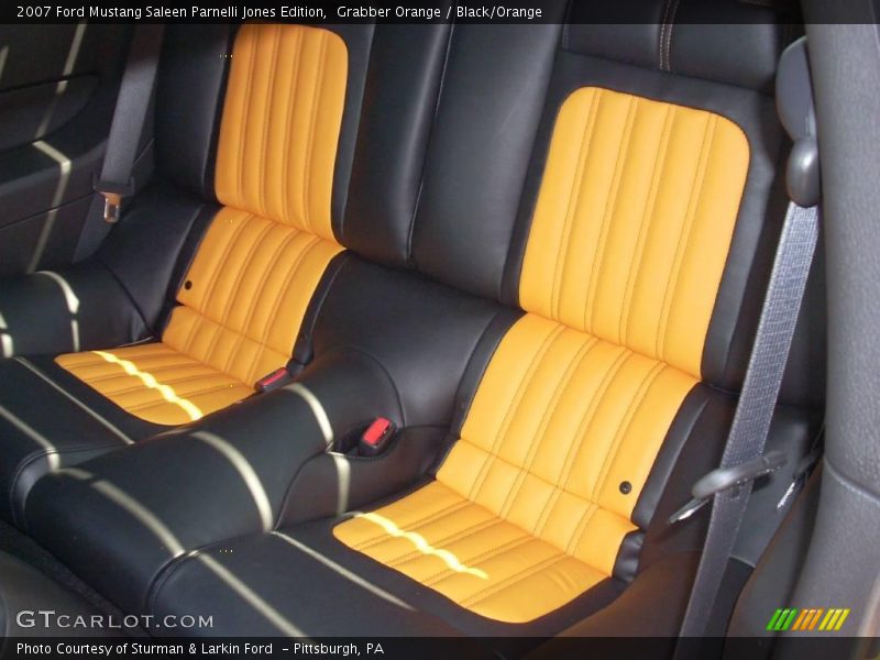 Grabber Orange / Black/Orange 2007 Ford Mustang Saleen Parnelli Jones Edition