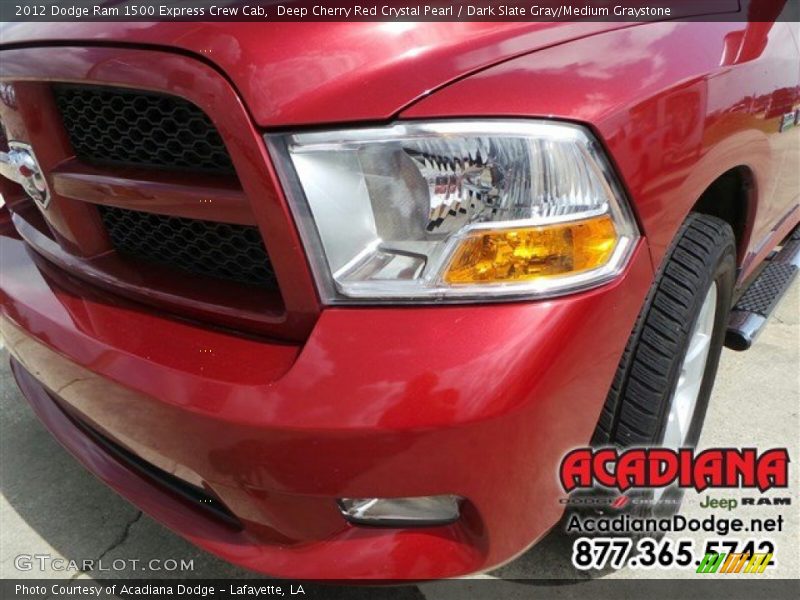 Deep Cherry Red Crystal Pearl / Dark Slate Gray/Medium Graystone 2012 Dodge Ram 1500 Express Crew Cab