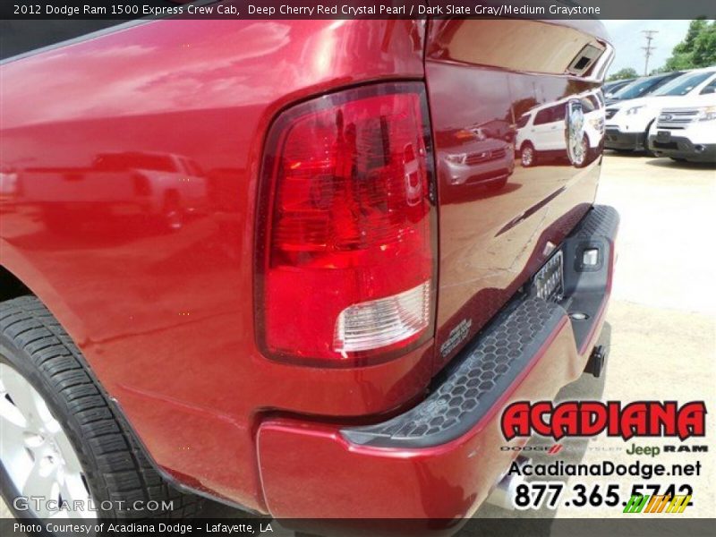 Deep Cherry Red Crystal Pearl / Dark Slate Gray/Medium Graystone 2012 Dodge Ram 1500 Express Crew Cab