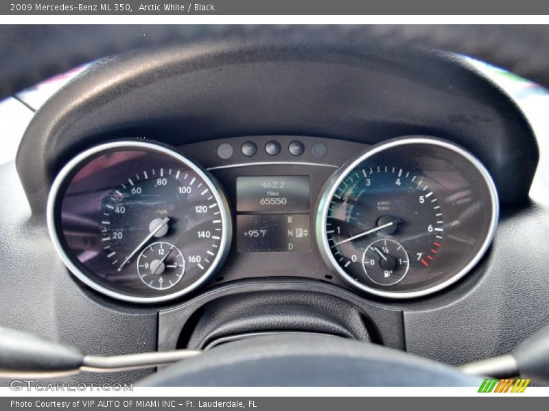 Arctic White / Black 2009 Mercedes-Benz ML 350