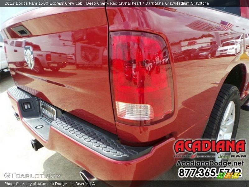Deep Cherry Red Crystal Pearl / Dark Slate Gray/Medium Graystone 2012 Dodge Ram 1500 Express Crew Cab