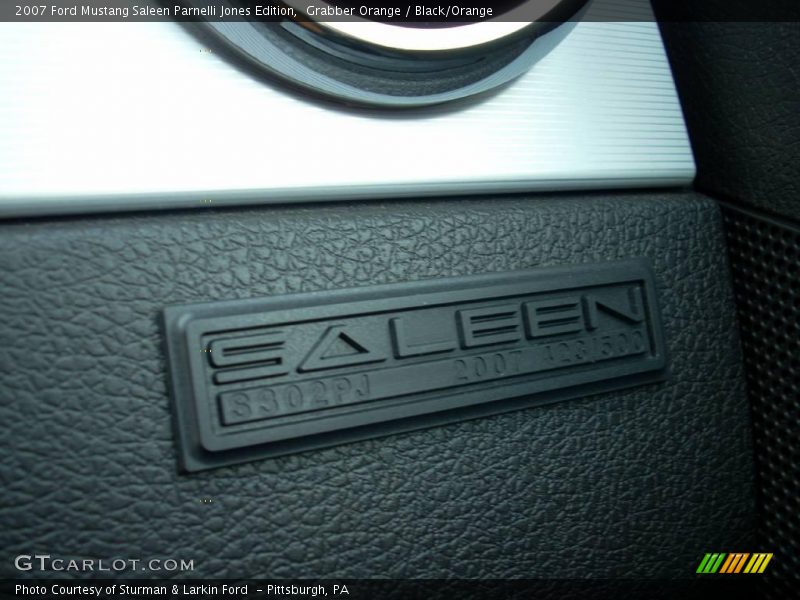 Grabber Orange / Black/Orange 2007 Ford Mustang Saleen Parnelli Jones Edition