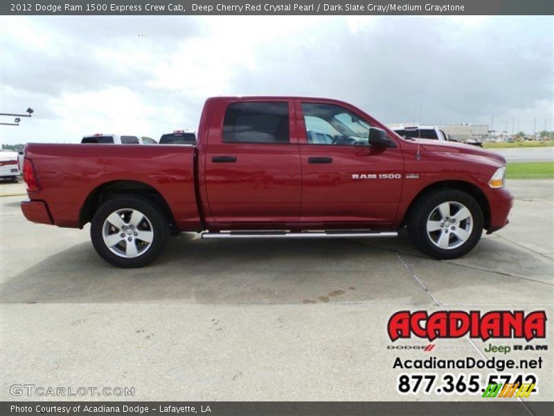 Deep Cherry Red Crystal Pearl / Dark Slate Gray/Medium Graystone 2012 Dodge Ram 1500 Express Crew Cab