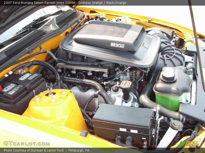 Grabber Orange / Black/Orange 2007 Ford Mustang Saleen Parnelli Jones Edition