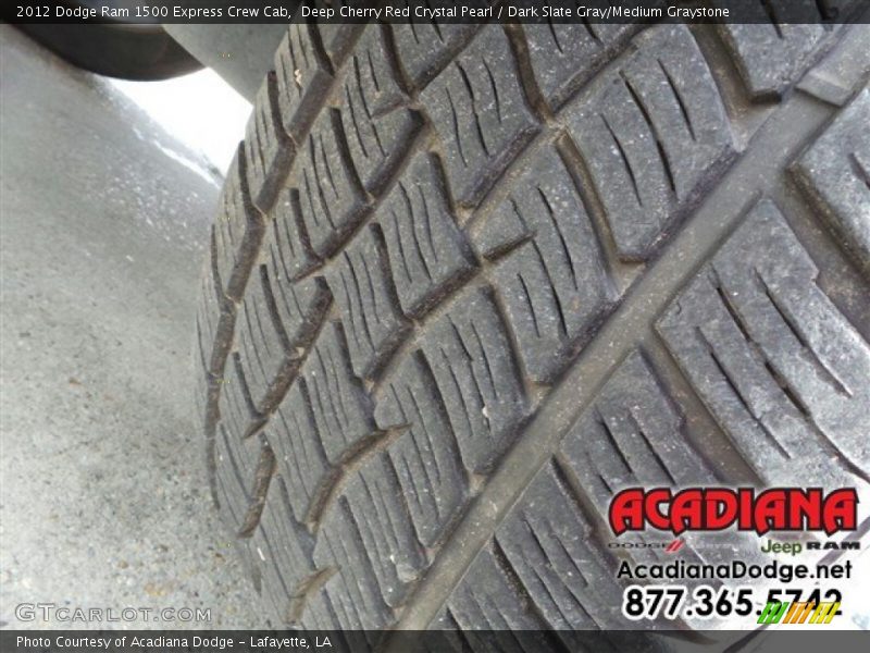 Deep Cherry Red Crystal Pearl / Dark Slate Gray/Medium Graystone 2012 Dodge Ram 1500 Express Crew Cab