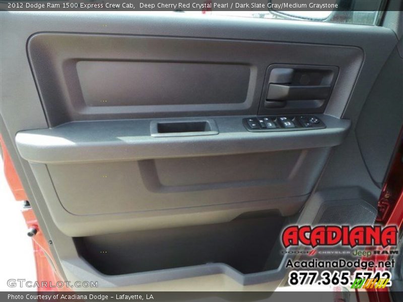 Deep Cherry Red Crystal Pearl / Dark Slate Gray/Medium Graystone 2012 Dodge Ram 1500 Express Crew Cab