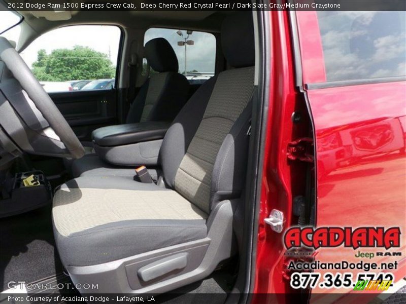 Deep Cherry Red Crystal Pearl / Dark Slate Gray/Medium Graystone 2012 Dodge Ram 1500 Express Crew Cab