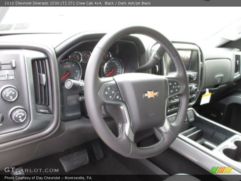 Black / Dark Ash/Jet Black 2015 Chevrolet Silverado 1500 LTZ Z71 Crew Cab 4x4