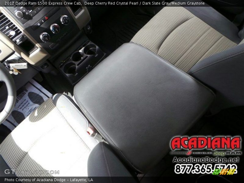 Deep Cherry Red Crystal Pearl / Dark Slate Gray/Medium Graystone 2012 Dodge Ram 1500 Express Crew Cab
