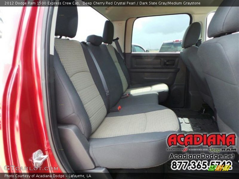 Deep Cherry Red Crystal Pearl / Dark Slate Gray/Medium Graystone 2012 Dodge Ram 1500 Express Crew Cab