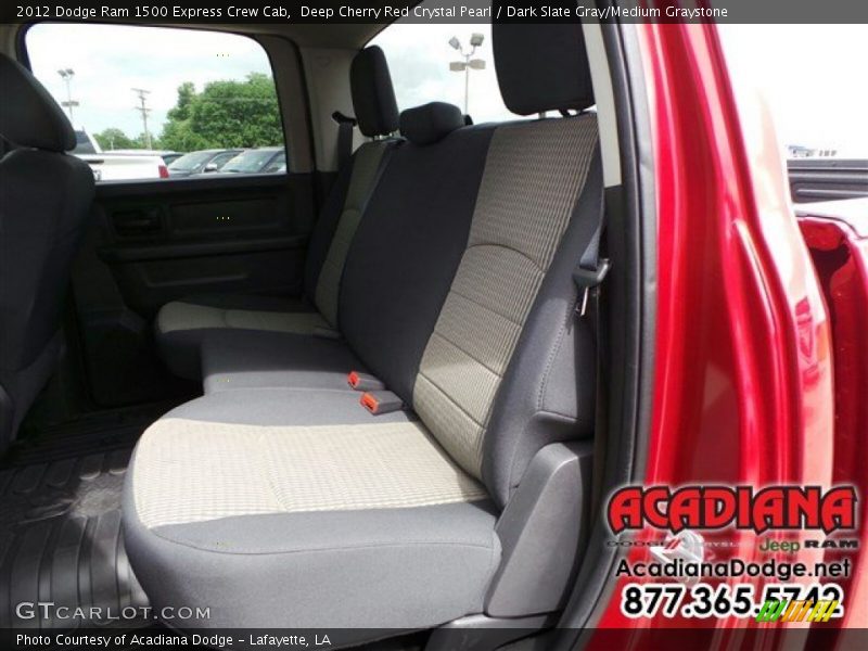 Deep Cherry Red Crystal Pearl / Dark Slate Gray/Medium Graystone 2012 Dodge Ram 1500 Express Crew Cab