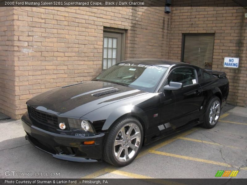 Black / Dark Charcoal 2008 Ford Mustang Saleen S281 Supercharged Coupe