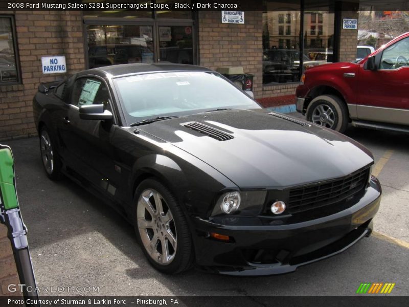 Black / Dark Charcoal 2008 Ford Mustang Saleen S281 Supercharged Coupe