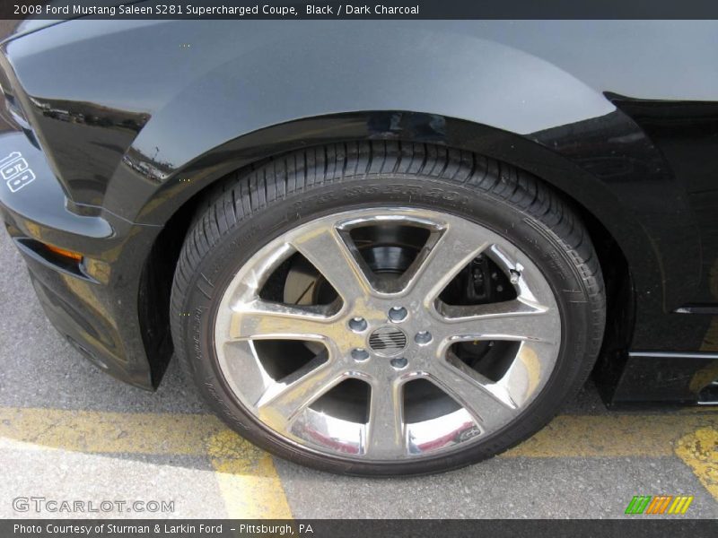 Black / Dark Charcoal 2008 Ford Mustang Saleen S281 Supercharged Coupe