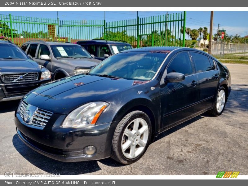 Onyx Black / Frost Gray 2004 Nissan Maxima 3.5 SL