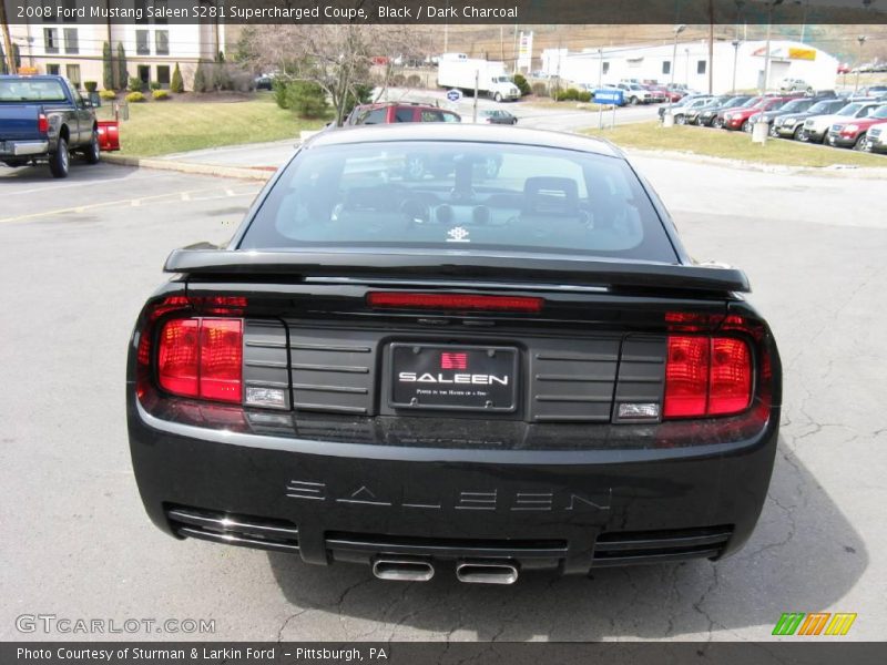 Black / Dark Charcoal 2008 Ford Mustang Saleen S281 Supercharged Coupe