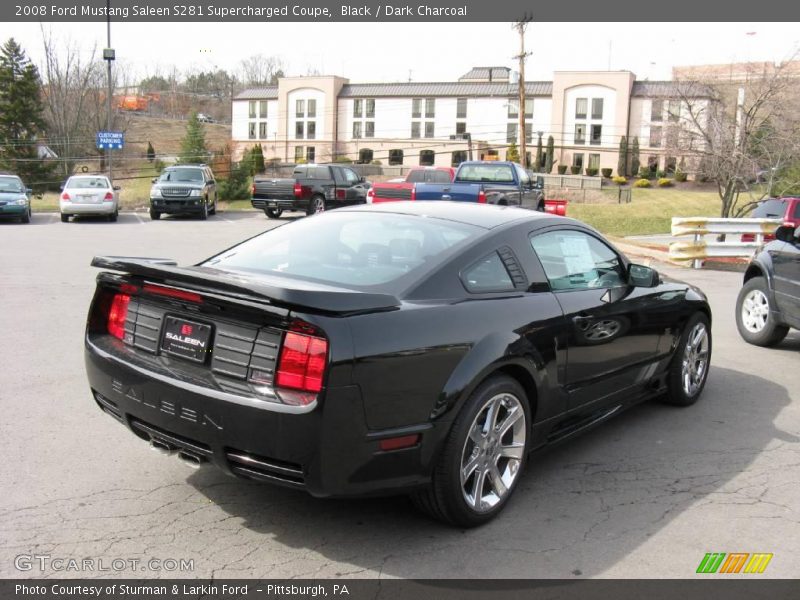 Black / Dark Charcoal 2008 Ford Mustang Saleen S281 Supercharged Coupe