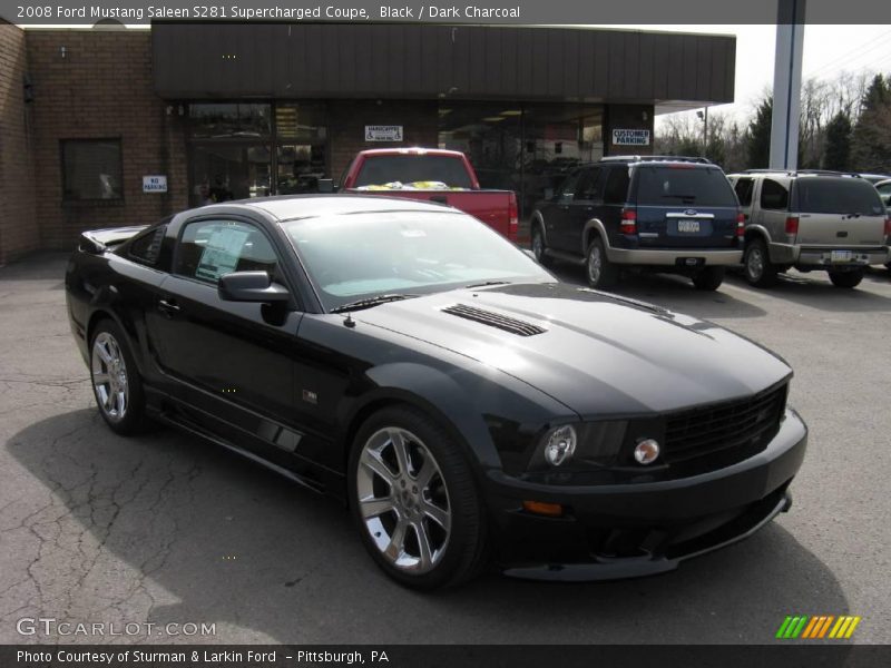 Black / Dark Charcoal 2008 Ford Mustang Saleen S281 Supercharged Coupe
