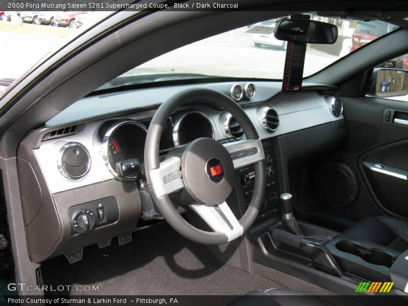 Black / Dark Charcoal 2008 Ford Mustang Saleen S281 Supercharged Coupe
