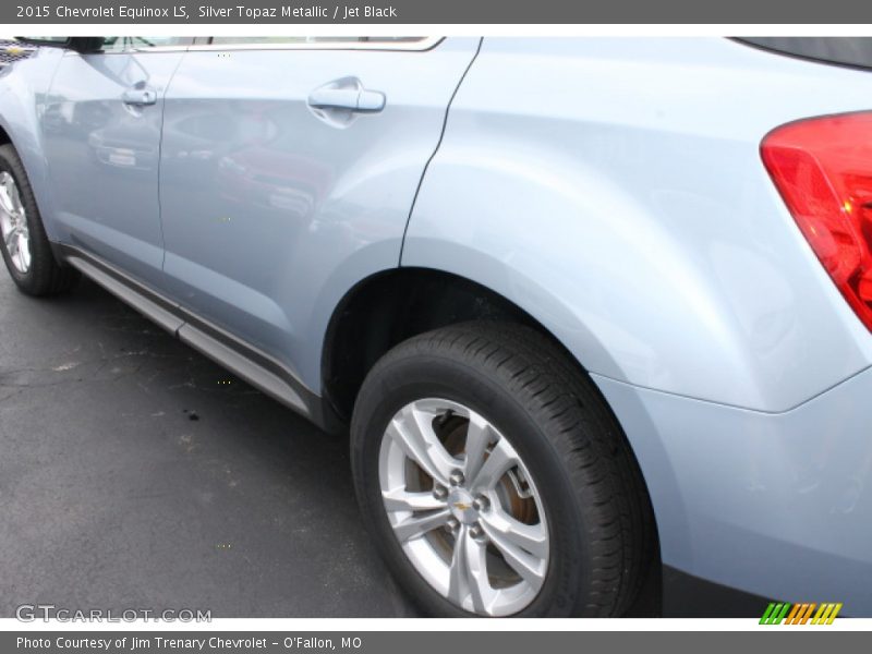 Silver Topaz Metallic / Jet Black 2015 Chevrolet Equinox LS