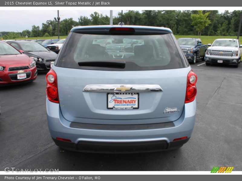Silver Topaz Metallic / Jet Black 2015 Chevrolet Equinox LS