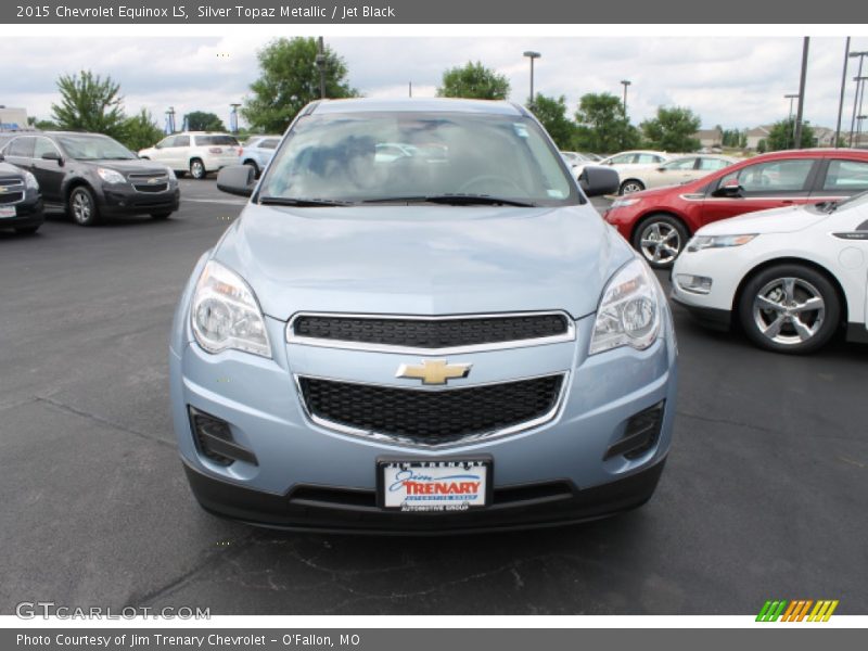 Silver Topaz Metallic / Jet Black 2015 Chevrolet Equinox LS