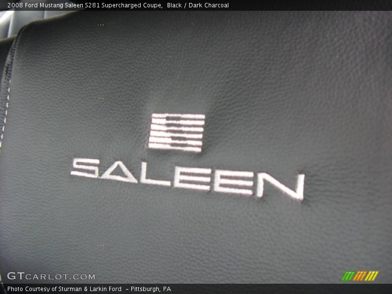 Black / Dark Charcoal 2008 Ford Mustang Saleen S281 Supercharged Coupe